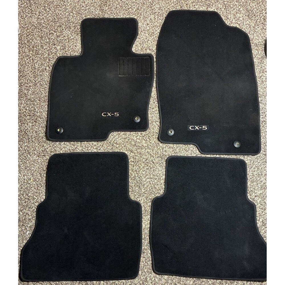 OEM NICE MAZDA CX-5 2017 TO 2021 CARPETED FLOOR MATS KBG6-68G40 KJK9-68666 KB7W